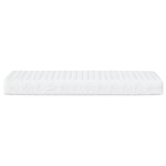 vidaXL Matelas en mousse pour enfants blanc 80x160 cm dureté H2 H3