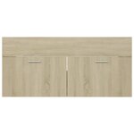 vidaXL Armoire d'évier Chêne sonoma 100x38 5x46 cm Bois d’ingénierie