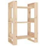 vidaXL Bibliothèque/Séparateur de pièce 60x35x91 cm pin massif