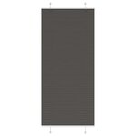 vidaXL Store plissé noir 100x200 cm largeur du tissu 99 4 cm polyester