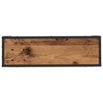 vidaXL Étagère Murale avec étagère Bois ancien 65 x 20 x 60 cm