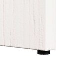 vidaXL Table basse Blanc 50 x 40 x 50 cm Bois massif en pin