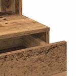 vidaXL Coiffeuse Bois Ancien 80 x 41 x 144 5 cm Bois d'ingénierie