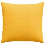 vidaXL Coussins de canapé 2 Pièces Jaune clair 45 x 45 cm