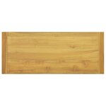 vidaXL Armoire murale de salle de bain 110x45x35cm Bois de teck solide