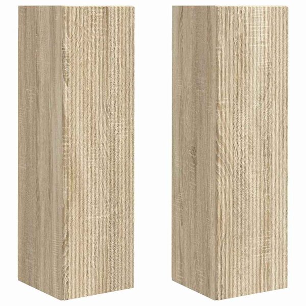 vidaXL Meuble TV mural 2 Pièces Sonoma 30 x 31 x 100 cm Bois d'ingénierie