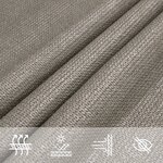 vidaXL Voile d'ombrage 160 g/m² trapèze gris clair 4/5x4 m PEHD