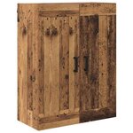 vidaXL Haut Armoire Bois Ancien 69 5 x 34 x 180 cm Bois d'ingénierie