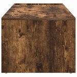vidaXL Table basse Chêne fumé 101 5 x 50 x 37 cm Bois d'ingénierie