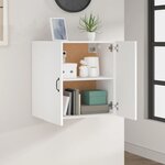 vidaXL Armoire murale Blanc 60x31x60 cm Bois d'ingénierie
