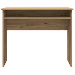 vidaXL Bureau chêne artisanal 90x50x74 cm bois d'ingénierie