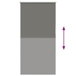 vidaXL Store enrouleur occultant largeur du tissu 80 7 cm polyester