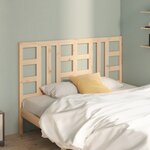 vidaXL Tête de lit 146x4x100 cm Bois massif de pin
