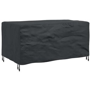 vidaXL Housse pour mobilier d'extérieur Noir 150 x 90 x 75 cm 600D