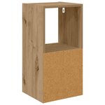 vidaXL Table de chevet Chêne artisanal 30 5 x 27 x 59 5 cm