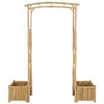 vidaXL Arche de jardin Naturel 177 x 40 x 205 cm Bambou