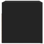 vidaXL Meubles TV muraux 2 Pièces Noir 30 5x30x30 cm