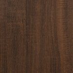 vidaXL Table d'appoint Chêne marron 35x30x60 cm Bois d'ingénierie
