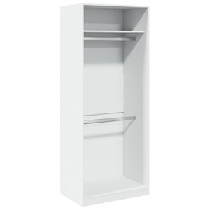 vidaXL Garde-robe blanc 80x50x200 cm bois d'ingénierie