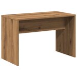 vidaXL Tabouret de toilette chêne artisanal 70x35x45cm bois ingénierie