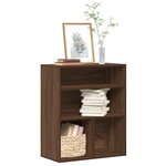 vidaXL Bibliothèque chêne marron 60x30x71 5 cm bois d'ingénierie