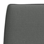 Banc banquette 100 x 75 x 76 cm tissu gris foncé 02_0010627