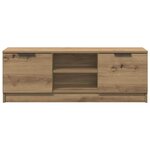 vidaXL Meuble TV chêne artisanal 102x35x36 5 cm bois d'ingénierie