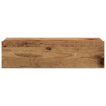 vidaXL Table de chevet vieux bois 60x35 cm bois d'ingénierie