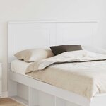 vidaXL Tête de lit Blanc 160 cm Bois d'ingénierie