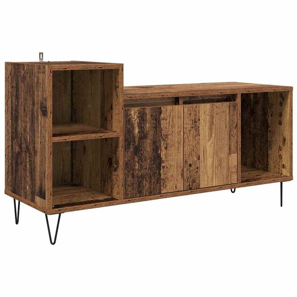vidaXL Meuble TV Bois Ancien 100 x 35 x 55 cm Bois d'ingénierie