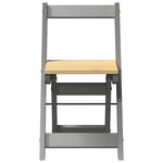 vidaXL Chaises à manger pliables lot de 4 Corona bois de pin massif