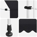 vidaXL Auvent manuel rétractable 150 cm Anthracite