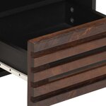 vidaXL Tables de chevet 2 Pièces 40x34x46 cm bois de manguier massif