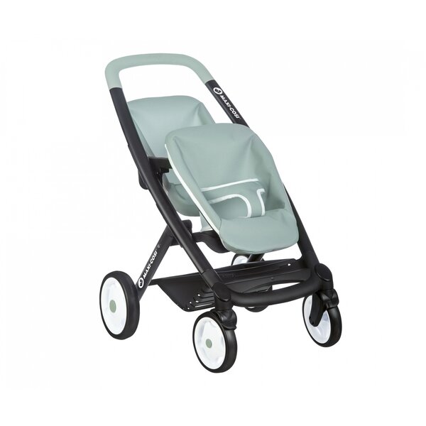 Smoby 253220 - Maxi-Cosi Poussette pour poupée Jumeaux sauge