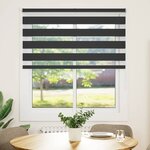 vidaXL Store zèbre noir 125x150 cm largeur du tissu 120 9 cm polyester