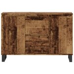 vidaXL Buffet vieux bois 104x35x70 cm bois d’ingénierie