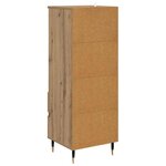 vidaXL Haut Armoire Chêne artisanal 40 x 36 x 110 cm Bois d'ingénierie