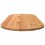 vidaXL Dessus de table 320x120x4 cm bois de chêne massif ovale