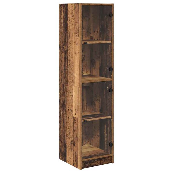 vidaXL Haut Armoire Bois Ancien 35 x 37 x 142 cm Bois d'ingénierie