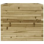 vidaXL Jardinière 80x80x68 5 cm bois de pin imprégné