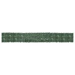 vidaXL Écran de balcon avec feuilles vert foncé 600x75 cm