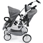 Bayer Chic 2000 691-76 - Le buggy Twinny pour poupées  Anthracite