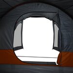 vidaXL Tente familiale tunnel 8 personnes gris imperméable