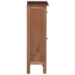 vidaXL Support de Plante Marron 36 x 25 x 80 cm Bois d'Acajou
