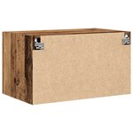 Meuble mural vidaXL en bois vieilli 70x42 5x40 cm en bois aggloméré
