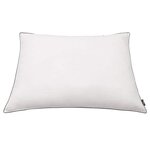vidaXL Oreiller lot de 2 Remplissage de duvet léger 70 x 60 cm Blanc