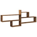 vidaXL Étagère murale vieux bois 167 5x18x68 cm bois d'ingénierie