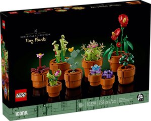 LEGO Botanicals - Plantes Miniatures - Ensemble de Construction 10329 pour Décoration Intérieure