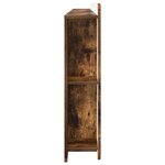 vidaXL Cabinet de Tête de Lit Chêne fumé Bois d'ingénierie