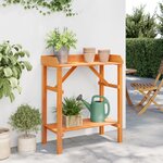 Table de rempotage vidaXL Acacia 75x40x90 cm en bois massif de pin